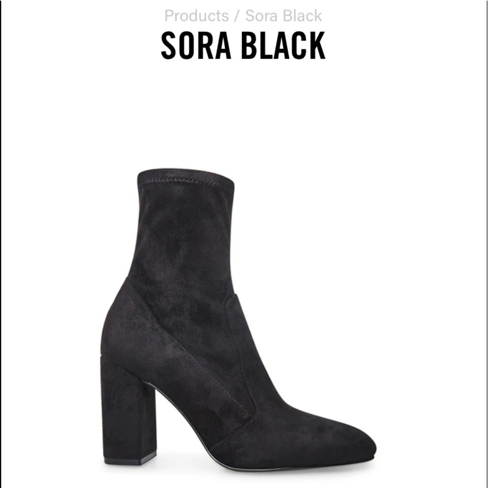 Steve Madden Black Booties